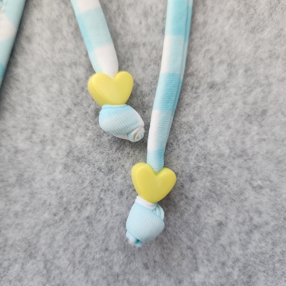 Stoney Clover Lane X Target Swim Bottom NWT Blue Gingham Check String Bikini XS - Picture 9 of 9